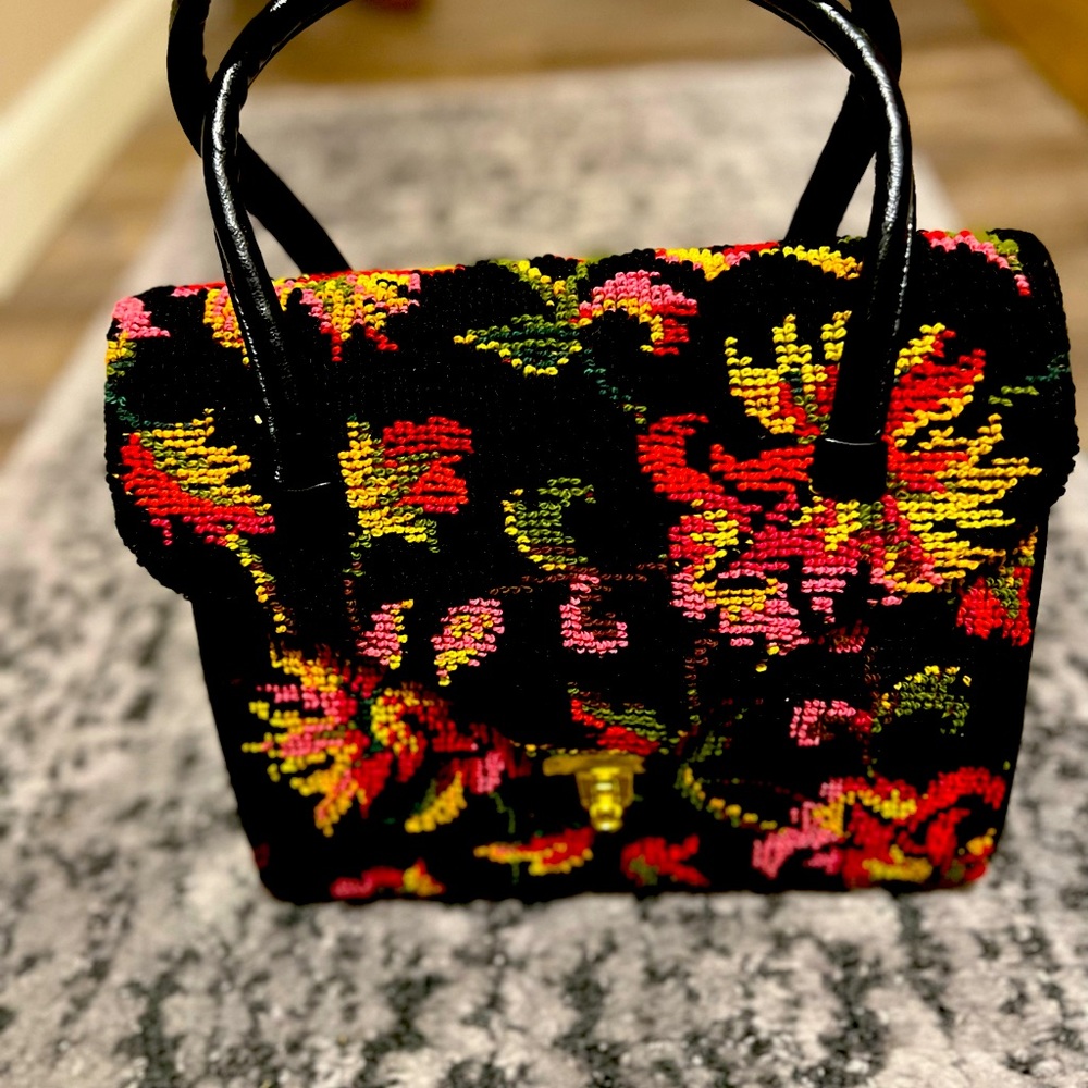 1950’s needlepoint handbag